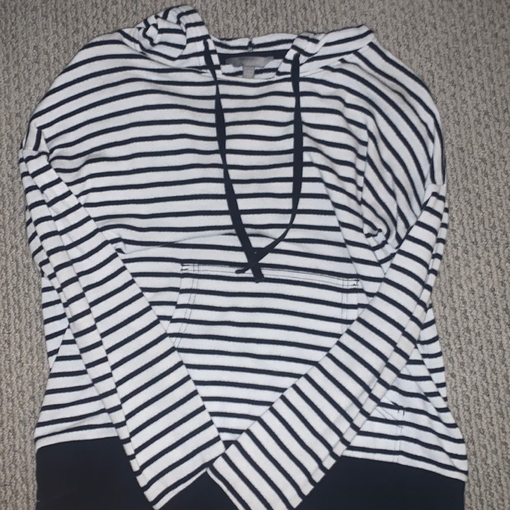 Rubbish striped sweatshirt